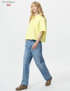 2回着用のみ】UNIQLO JW ANDERSON ストレートデニム 27