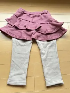 裏起毛レギンス付きスカート　100cm