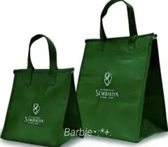 千疋屋総本店＊保冷トートバッグ　大、小2点セット　新品、未使用