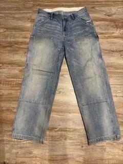 完売 新品 アビレックス U.S. NAVY デニムパンツ ライトブルー L