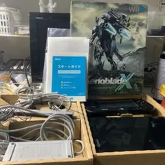 動作品 Nintendo wii U 32GB 本体 黒　ゼノブレイド　ブラック