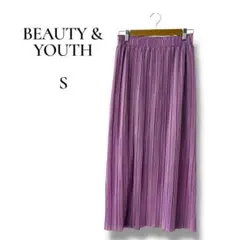 BEAUTY & YOUTH レディース　ロングプリーツスカート　タイト　Sのサムネイル