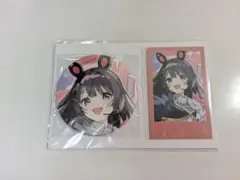 ⚠️いいね❌️⚠️月ノ美兎 誕生日2025 箔押し缶バッジ&チェキ風カード