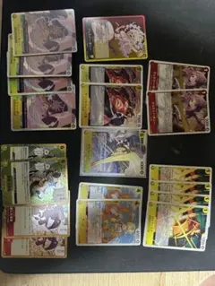 ワンピースカード　赤黄ボニー　エッグベッド　デッキパーツ