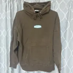 x-girl ブラウン フード付きパーカー