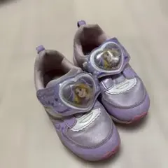 ラプンツェル　靴　17cm 光る靴　キッズ　ディズニー　スニーカー