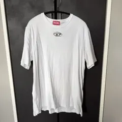マ*！様 DIESEL ホワイト Tシャツ ロゴ入り