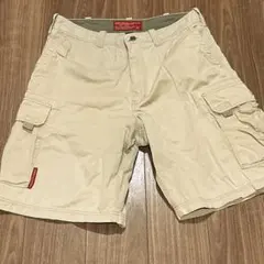 アバクロ　カーゴハーフパンツ　ベージュ　XLサイズ