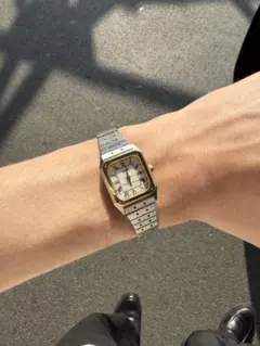 90s Vintage Seiko Lucent タンク ブルーローマン文字盤 - メルカリ