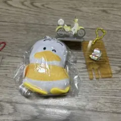 サンリオ はぴだんぶい あひるのペックル ボールチェーンキーホルダー