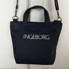 INGEBORG / インゲボルグ デニム 2WAY トートバッグのサムネイル