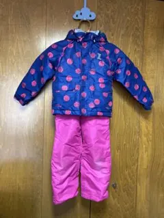 子ども用スノーボードウェア ネイビー×ピンクBANNNE120used