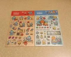 【韓国限定】カカオフレンズ　ハンギョドン　コラボ　シール　2枚セット