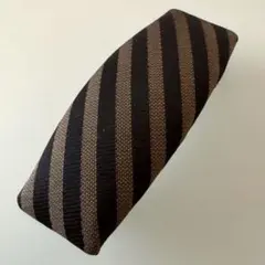 フェンディ FENDI バレッタ ペカン柄 髪留め ブラウン✖️ブラック