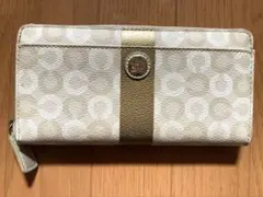 coach 長財布　金色