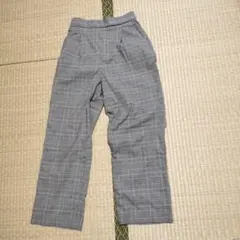 GLOBAL WORK チェック柄カジュアルパンツ Mサイズ