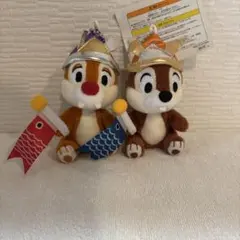 【新品未使用】ディズニー チップアンドデール ぬいぐるみバッジ
