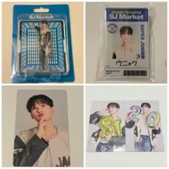 SUPERJUNIOR SJ MARKET アクスタ プレート トレカ ウニョク SJ market ウニョク アクリルスタンド - メルカリ