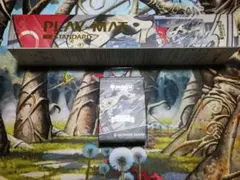 mtg 公式 プレイマット スリーブ セット 日本画 サイクロンの裂け目