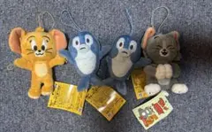 トムとジェリー　可愛い逃亡者　マスコット　ぬいぐるみ　ジェリー　さかな　魚　トム