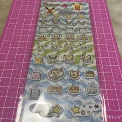 セリア　ポケモンプチプチシール　平成立体シール