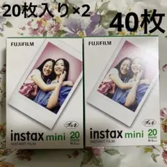 富士フィルム　チェキ　チェキフイルム40枚 instax mini