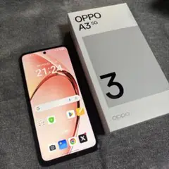 SIMフリースマホ OPPO A3 5G ブラック 極美品