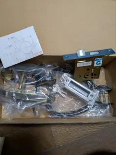 電気錠 新品 廃盤商品 AMRH セット レバーハンドル 稀少品 美和製 