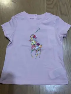 ラルフローレン　ポニー　花　ピンク Tシャツ 12M 80cm