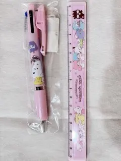 スヌーピー ピンク 3色 多機能ペン 新品 未開封