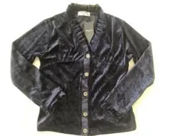 新品　コムサデモード　130cm ベロア風　カットソー　カーディガン