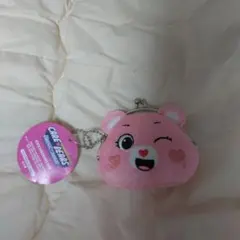 ケアベア フェイスがま口ポーチ