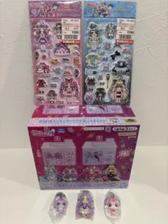 名探偵プリキュア！ハウス型ミニチェスト B 着せ替えシール ガチャセット