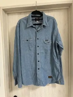 トイズマッコイ シャンブレーシャツ USN ミリタリー デニムシャツ 東洋