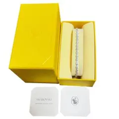 美品 Swarovski ブレスレット マトリックステニス ジルコニア 箱付き