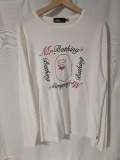 新品☆ 日本製 Mr. BATHING APE ロングスリーブTシャツ - メルカリ