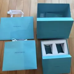 Tiffany & Co. ショッパー袋　ギフト箱 2セット4点　バラ売り可
