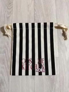 COSME KITCHEN ストライプ柄　ショップ袋　コスメキッチン　ギフトのサムネイル