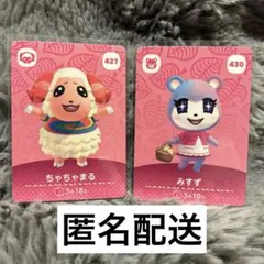 あつ森 amiiboカード ちゃちゃまる＋みすず