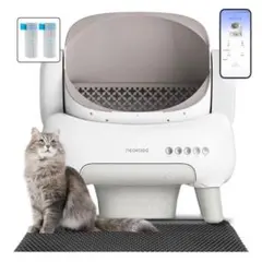 Pety 全自動スマート 猫トイレ 中古品 Amazon | PetSnowy×JSFコラボレーション「臭いを徹底分解」猫 トイレ