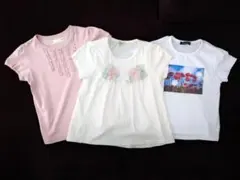 トロワラパン 他 Tシャツ各種 3枚 まとめ売り 100cm