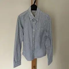 Abercrombie & Fitch ストライプ長袖シャツ S