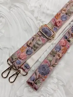 特価G-10インド刺繍リボン※ショルダーストラップ　スマホストラップ　送料込み