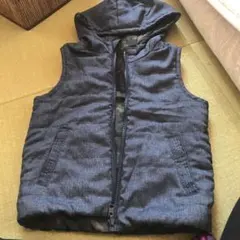 リバーシブル ダウンベスト