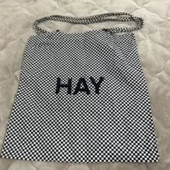 HAY チェック柄 トートバッグ　エコバッグ