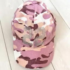 【美品】Dickies ピンクカモフラージュ ラインストーン y2k 帽子のサムネイル