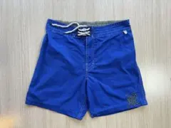 POLO RALPH LAUREN ショートパンツ S ブルー 刺繍ロゴ水陸両用
