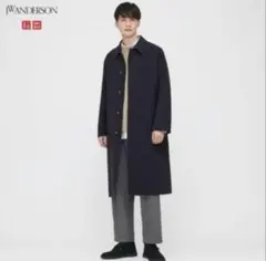 新品　 UNIQLO JW ANDERSON ダブルフェイスシングルコート