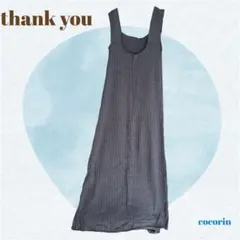 値下げ！JEANASIS ノースリーブロングワンピース グレー F