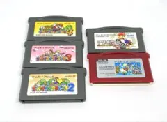 マリオシリーズ ゲームボーイアドバンス ソフト 5本セット
